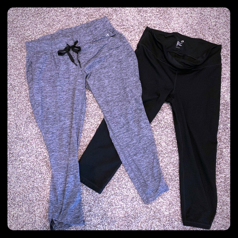 Maternity joggers and capris